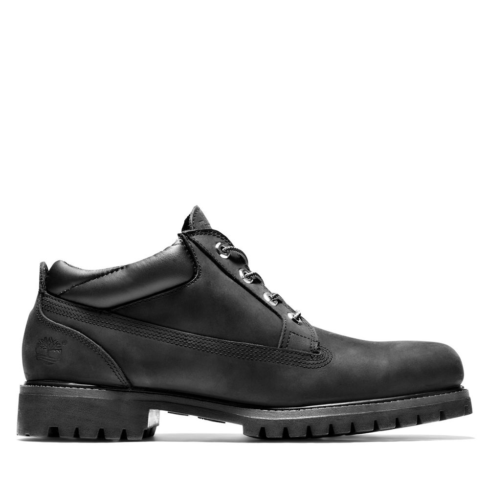 Timberland Μποτες Χιονιού Ανδρικα Μαυρα - Classic Oxford Waterproof - Greece 9861452-DE